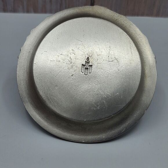 Vintage Pewter Fairy & Dragonfly Decorative Candleholder By PartyLite - Picture 7 of 10